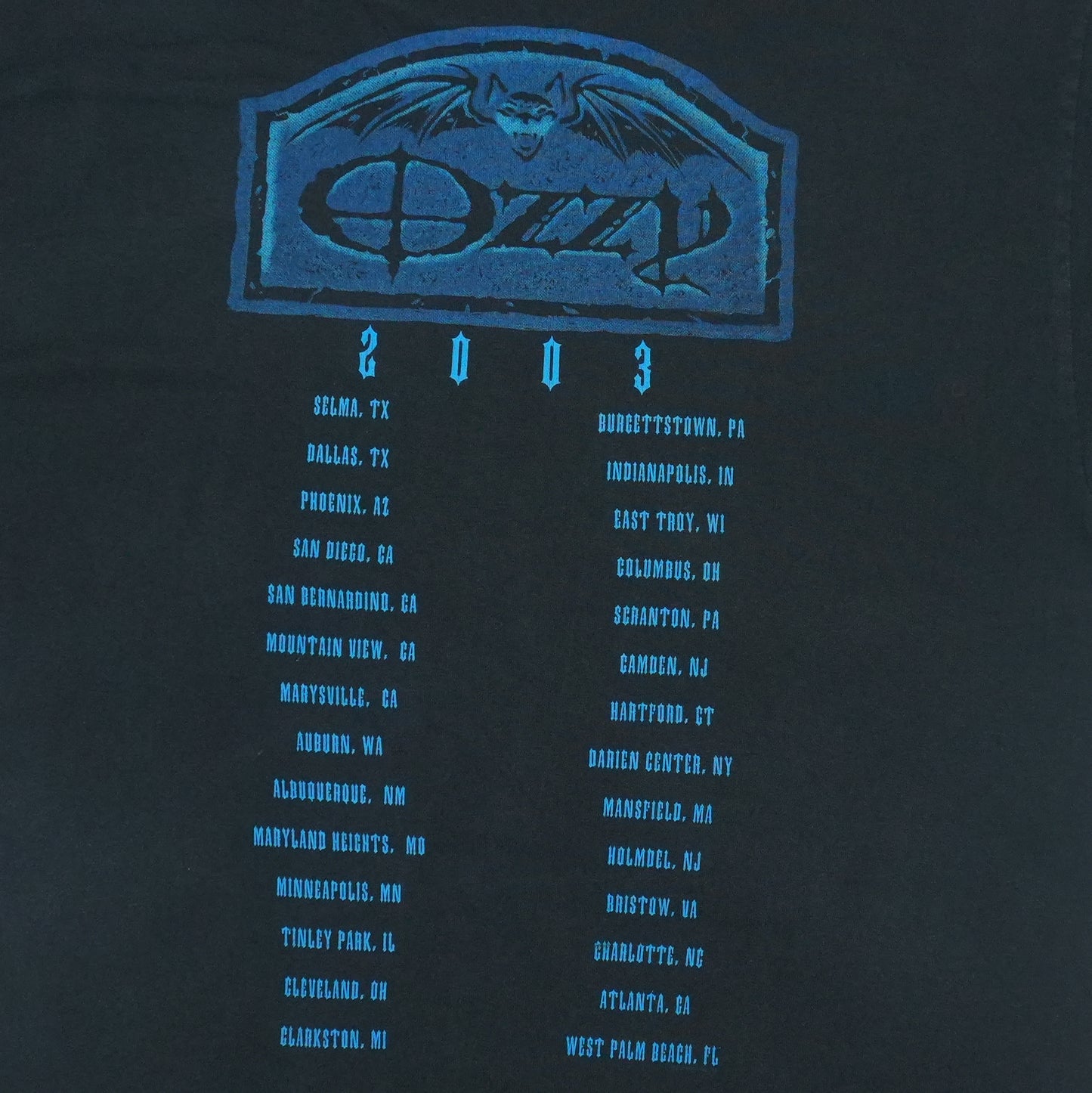 2003 Ozzy Osbourne You Cant' Kill Rock N Roll Shirt