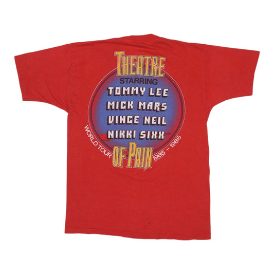 1985 Motley Crue Theatre Of Pain Tour Shirt
