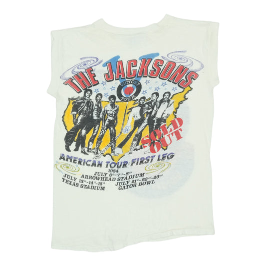 1984 Jacksons Victory Tour Sleeveless Shirt