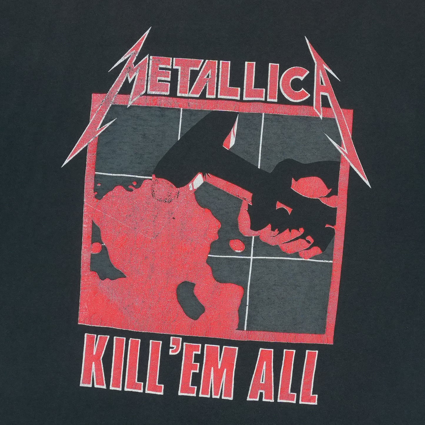 1989 Metallica Ride The Lightning Kill Em All Shirt