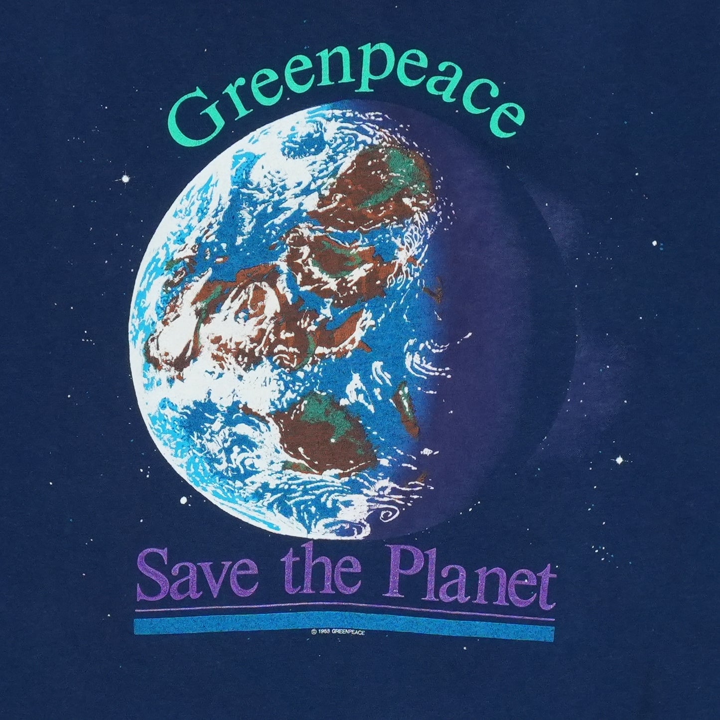 1988 Greenpeace Save The Planet Shirt