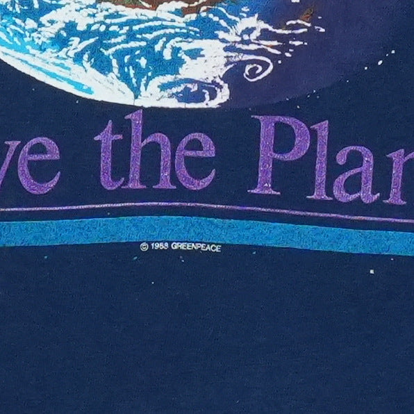 1988 Greenpeace Save The Planet Shirt