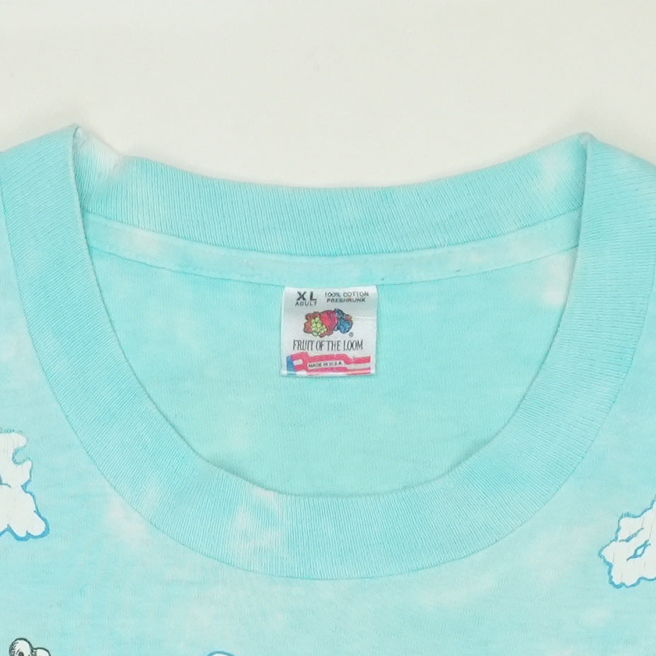 1993 Grateful Dead Roller Coaster Tie Dye Shirt