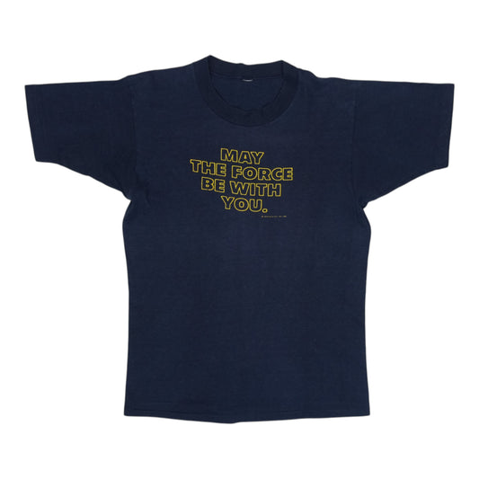 1977 Star Wars May The Force Be With You Shirt