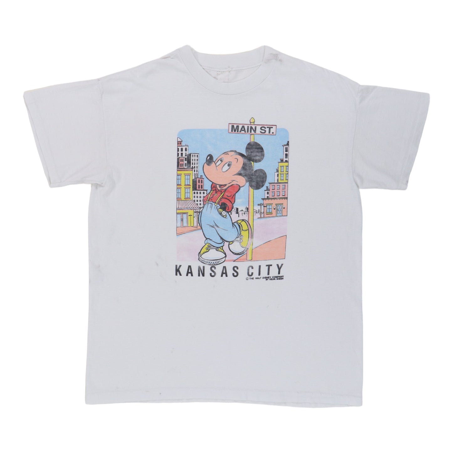 1980s Mickey Mouse Disney Kansas City Main St Shirt