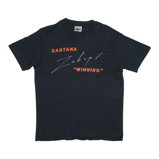 1981 Carlos Santana Zebop Winning Shirt