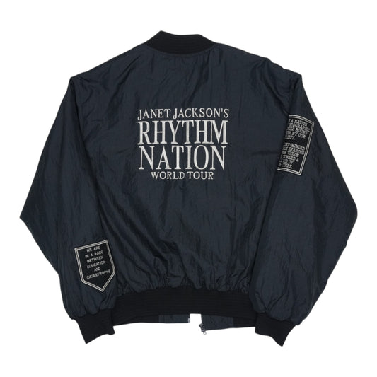 1990 Janet Jackson Rhythm Nation World Tour Crew Jacket