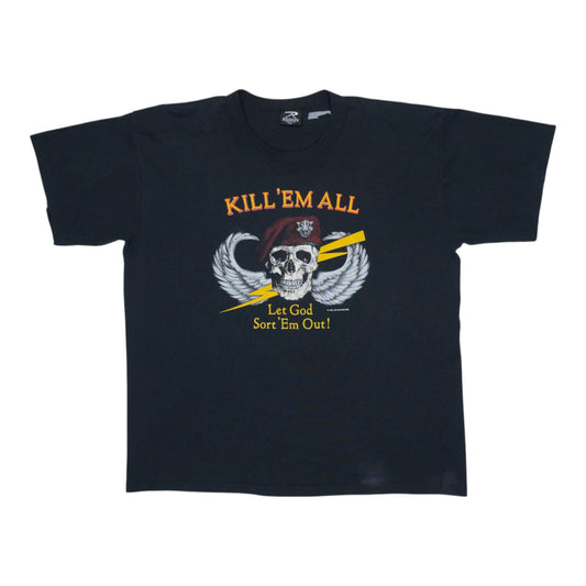 1986 Kill Em All Let God Sort Em Out Shirt