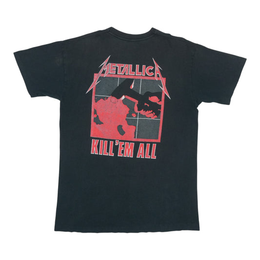 1989 Metallica Ride The Lightning Kill Em All Shirt