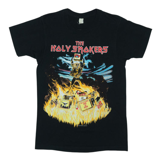 1990 Iron Maiden Holy Smokers Concert Shirt