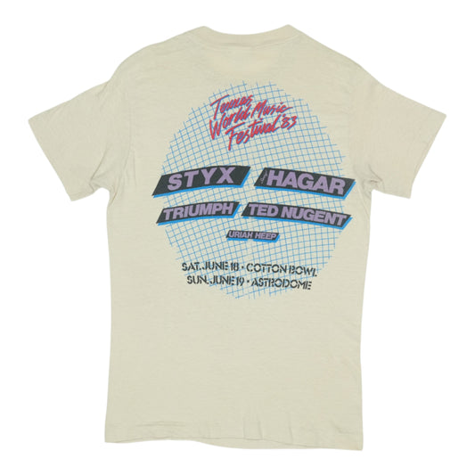 1983 Texas Jam Music Festival Concert Shirt