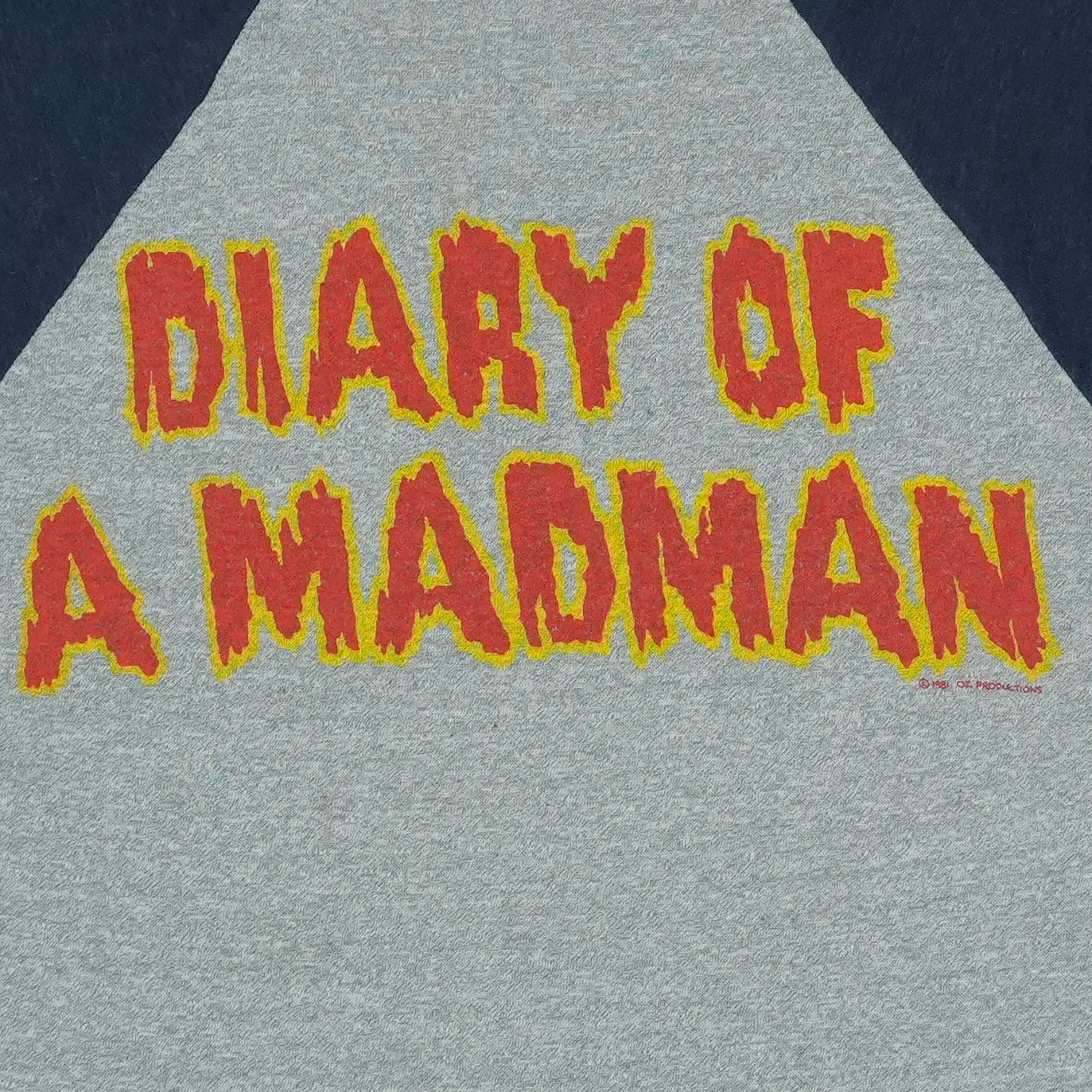 1981 Ozzy Osbourne Diary Of A Madman Jersey Shirt