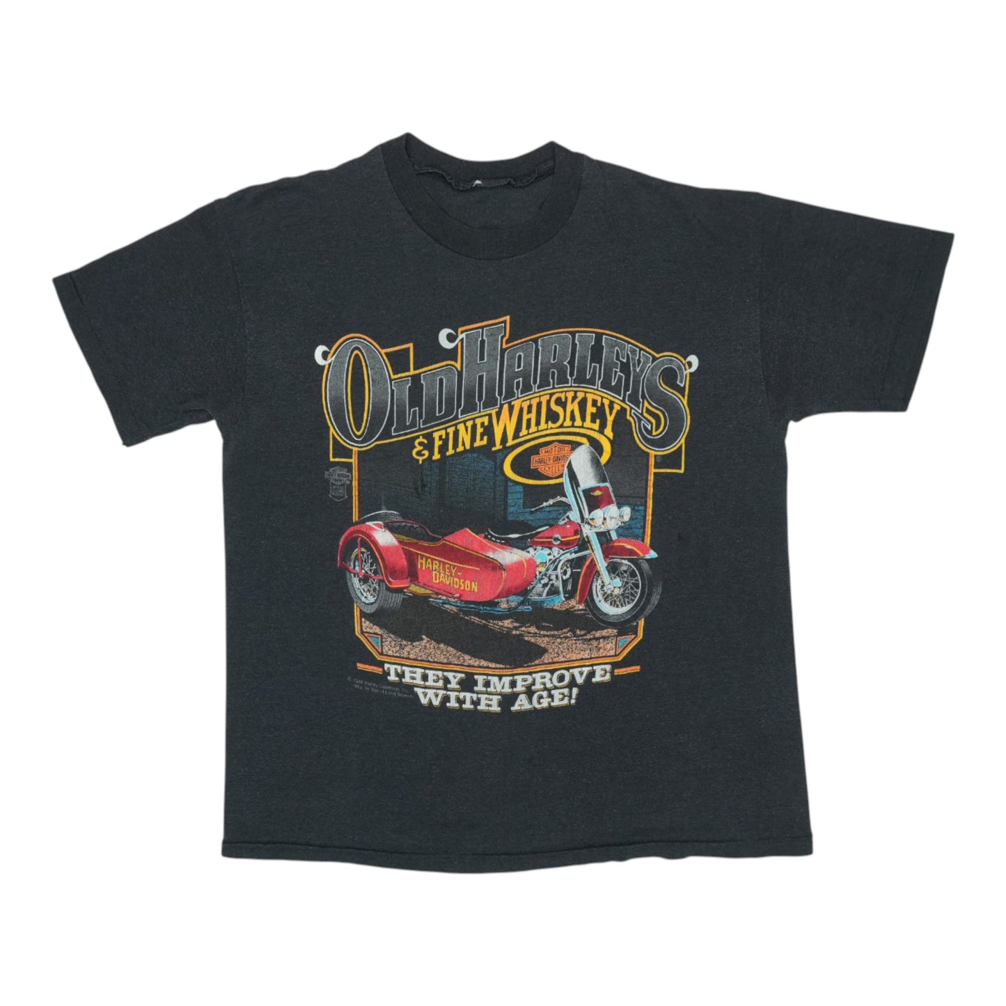 1980s Harley Davidson Fine Whiskey Shirt