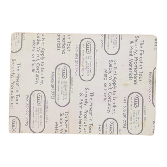 1990 Heart Brigade Backstage Pass