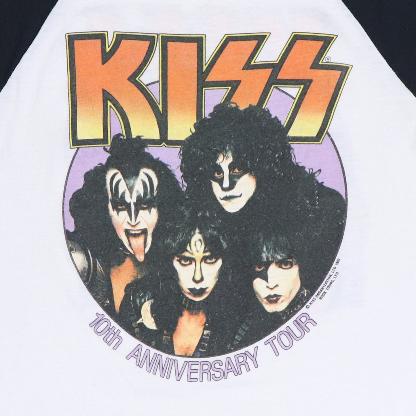 1982 Kiss 10th Anniversary Tour Jersey Shirt