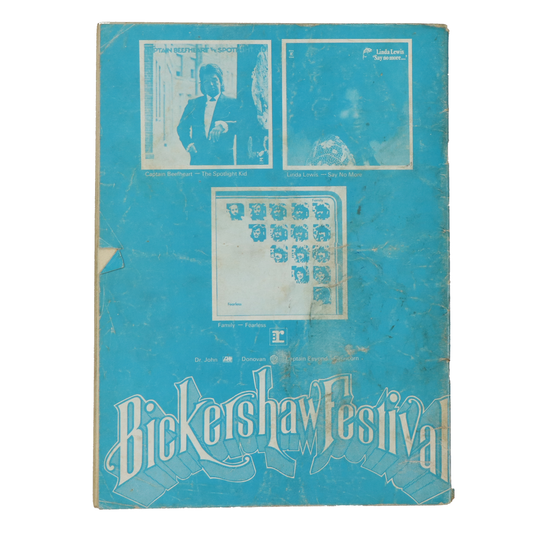 1972 Grateful Dead Bikershaw Festival Program